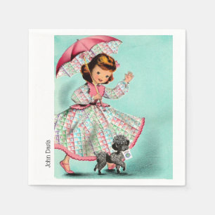 Servilleta De Papel Mah Jongg Joker Poodle Napkins