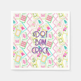 SERVILLETA DE PAPEL MAHJONG COCKTAIL NAPKIN