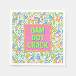 Servilleta De Papel Mahjong Cocktail Napkins