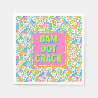 Servilleta De Papel Mahjong Cocktail Napkins