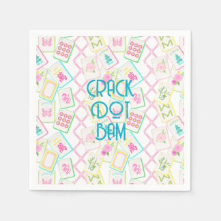 SERVILLETA DE PAPEL MAHJONG NAPKIN