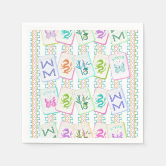 SERVILLETA DE PAPEL MAHJONG TILE NAPKIN