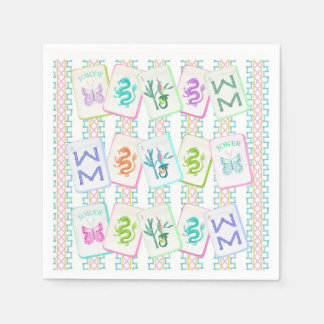 SERVILLETA DE PAPEL MAHJONG TILE NAPKIN
