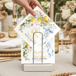 Servilleta De Papel Main Squeeze Lemon Citrus Bridal Shower