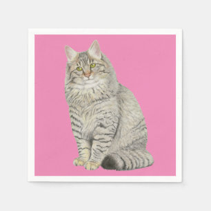 Servilleta De Papel Maine Coon Cat Napkins