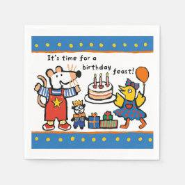 Servilleta De Papel Maisy Birthday Feast