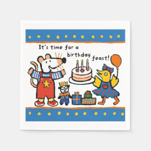Servilleta De Papel Maisy Birthday Feast