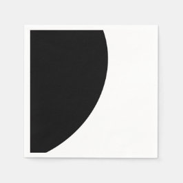 Servilleta De Papel Majestad blanca y negra