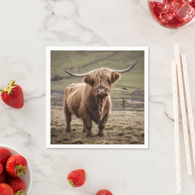 Servilleta De Papel ** "Majestad de la Muerte: la loca vaca de las tie (In situ)