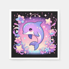 Servilleta De Papel Majestic Dolphin Baby Shower