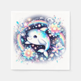 Servilleta De Papel Majestic Elegant Dolphin Baby Shower