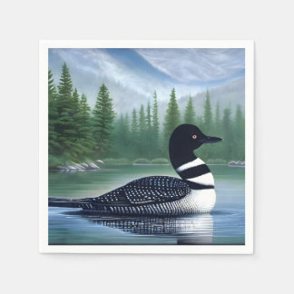 Servilleta De Papel Majestic Northern Wilderness Loon