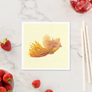Servilleta De Papel Majestic Phoenix Bird