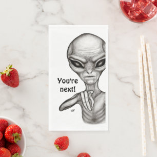 Servilleta De Papel ¡Mala Alien, eres la siguiente!