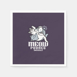 Servilleta De Papel Malabarismo de leva - gatos durmientes curados