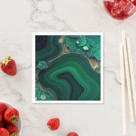 Servilleta De Papel Malaquita Cu6CO3(OH)2