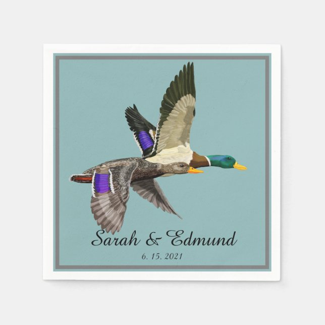 Servilleta De Papel Mallard Duck Lover (Anverso)