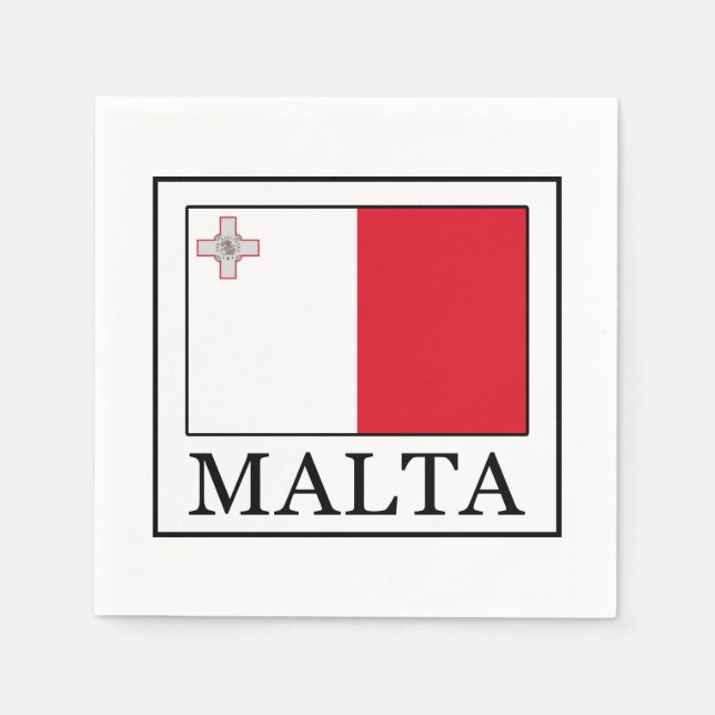 Servilleta De Papel Malta (Anverso)