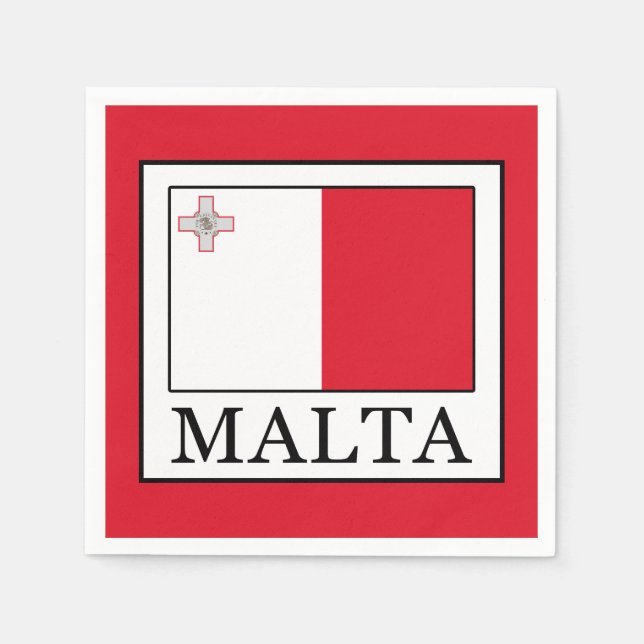 Servilleta De Papel Malta (Anverso)