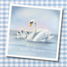 Mamá Cisne Con Bebés Baby Shower