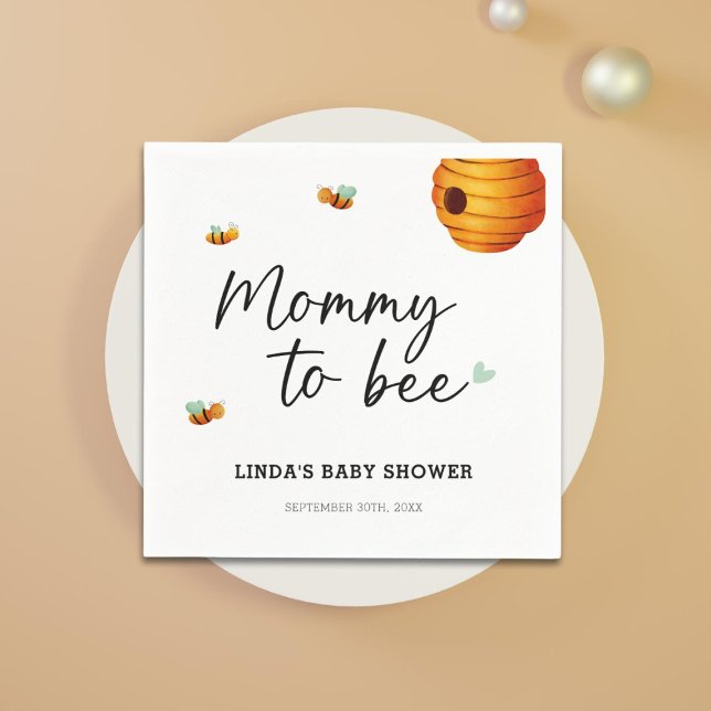 Servilleta De Papel Mamá Corta Para Ser Baby Shower (Subido por el creador)