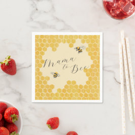 Servilleta De Papel Mamá de la Colmena de Abejas Mieleras