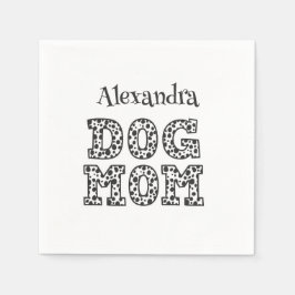 Servilleta De Papel Mamá de perro con puntas