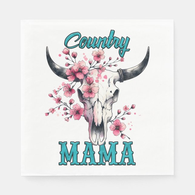 Servilleta De Papel Mamá del campo (Anverso)