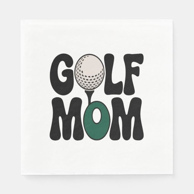 Servilleta De Papel Mamá del golf (Anverso)