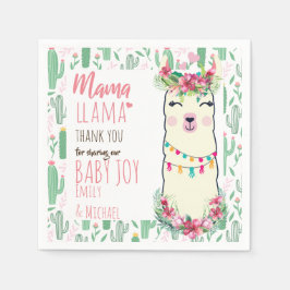 Servilleta De Papel Mama Llama Fiesta Beber Shower Partyware