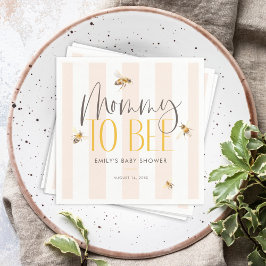 Servilleta De Papel Mamá para abusar del Baby Shower neutral de género