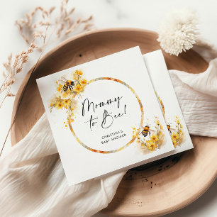 Servilleta De Papel Mamá para comprar el Baby Shower de la flor salvaj