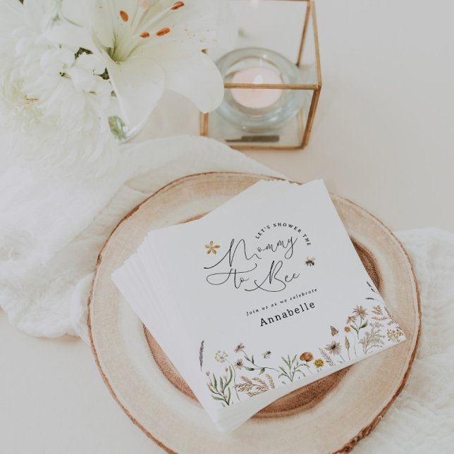 Servilleta De Papel Mamá para ser una bebé de flores silvestres (Subido por el creador)