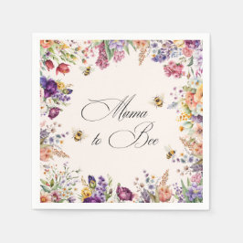 Servilleta De Papel Mama To Bee Floral Baby Shower