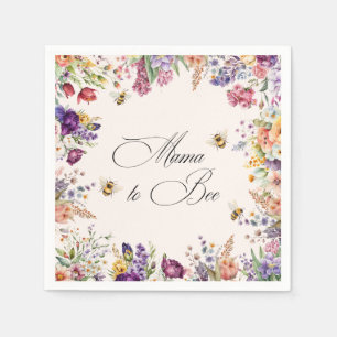Servilleta De Papel Mama To Bee Floral Baby Shower