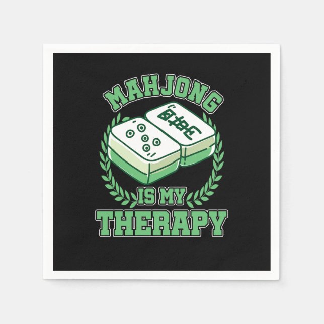 Servilleta De Papel Mamáes de juego de juegos de juego chino basado en (Anverso)