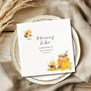 Servilleta De Papel Mami To Bee Gender Neutral Baby Shower