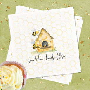 Servilleta De Papel Mami to Bee Gender Neutral Honeycomb Baby Shower