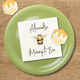 Servilleta De Papel Mami to Bee Gender Neutral Honeycomb Baby Shower