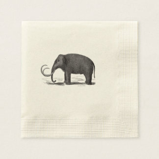 Servilleta De Papel Mamut Wooly Elefante Prehistórico