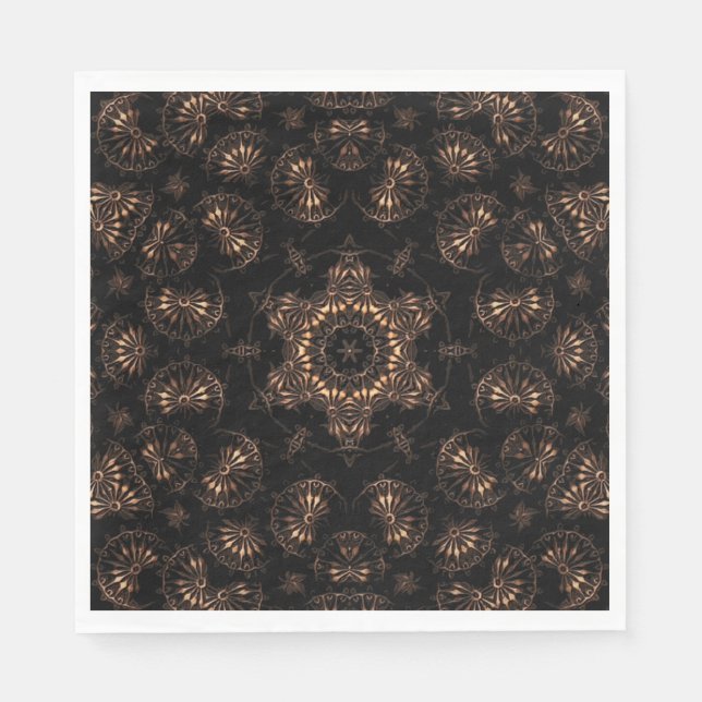 Servilleta De Papel Mandala de la Edad de Bronce (Anverso)