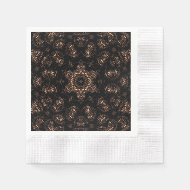 Servilleta De Papel Mandala de la Edad de Bronce (Anverso)