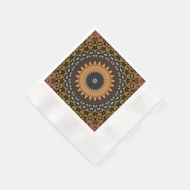 Servilleta De Papel Mandala Decorativo  (Borde)