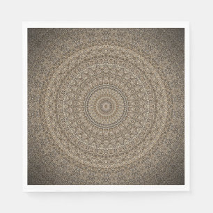 Servilleta De Papel Mandala dorada