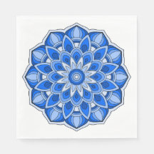 Mandala en azul