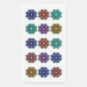 Servilleta De Papel Mandala en varios colores