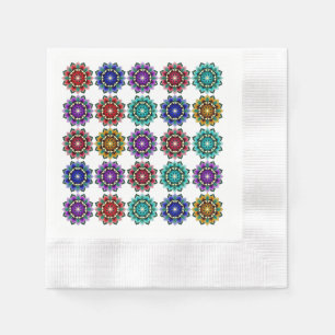 Servilleta De Papel Mandala en varios colores