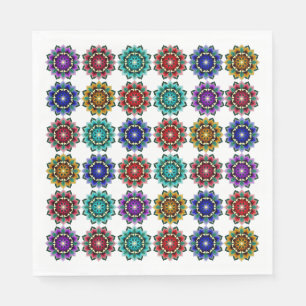 Servilleta De Papel Mandala en varios colores