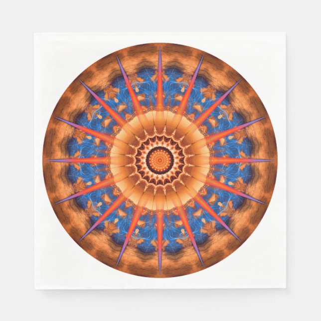 Servilleta De Papel Mandala Luncheon Napkin (Anverso)