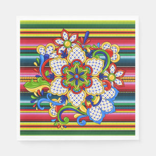 Servilleta De Papel Mandala Mexicano